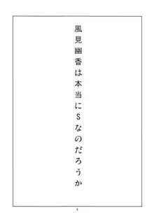 本当はSい風見幽香, 日本語