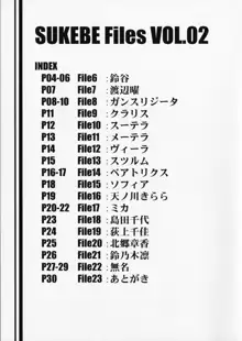 SUKEBE Files VOL.02, 日本語