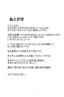 魂魄妖夢のHな日常, 日本語