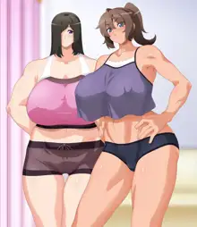 豊満熟女レスラーの爆乳トレーニング, 日本語