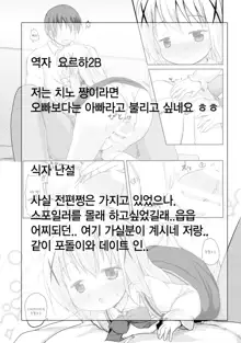 Chino-chan ni Onii-chan to Yobaretai. | 치노 쨩에게 오빠라고 불리고 싶어., 한국어