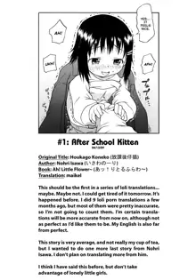 Houkago Koneko | After School Kitten, English