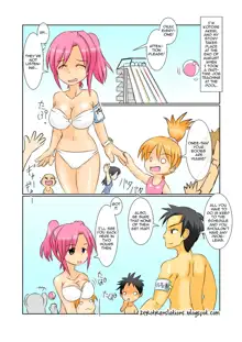 Futanari Pool Kyoushitsu ~Tanshou Houkei de Yagai Roshutsu Comic~ | Futanari Pool Classroom, English