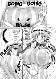 Patchouli-sama ga Futotte Sakunyuu Sareru Hon | Patchouli-sama gets fat and milky, English