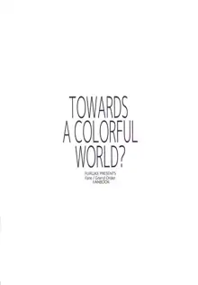 TOWARDS A COLORFUL WORLD?, 中文