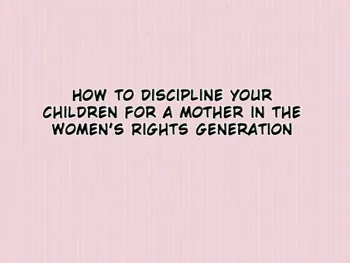 Jyo-ken Sedai no Mama no Tame no Kyoudai no Shitsuke Kata | How to Discipline Your Children for a Mother in the Women's Rights Generation, English