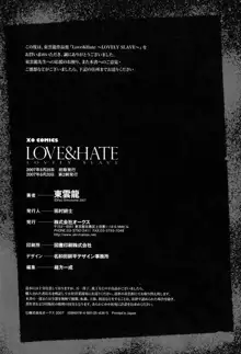 LOVE ＆ HATE - Lovely Slave, 中文