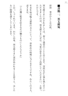 座敷童の掟 外伝 資料 伊奈澤聡美の書簡, 日本語