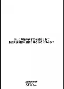 ふたなり娘が両手足を固定されて何度も強制的に射精させられるだけの本2, 日本語