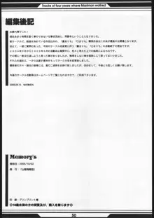 Memory's, 日本語