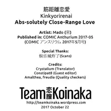 Kinkyorirenai | Abs-solutely Close-Range Love, English