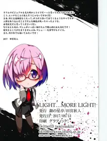 LIGHT... MORE LIGHT!, 日本語