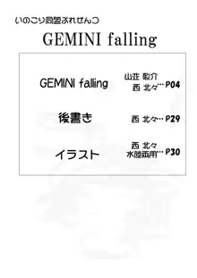 GEMINI falling, 日本語