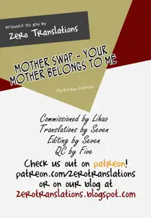 Hahaoya Swap - Omae no Kaa-chan Ore no Mono 4 | Mother Swap - Your Mother Belongs to Me 4, English