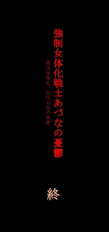 強制女体化戦士あづなの憂鬱 ～男は淫女化、女は淫石化～, 日本語