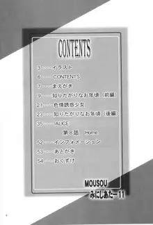 MOUSOU みにしあたー 11, 日本語