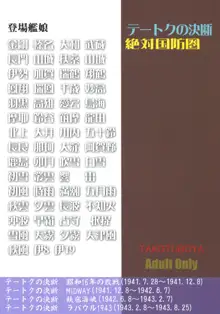 テートクの決断 絶対国防圏, 日本語