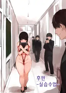 Onna Kyoushi to Jugyouchuu ni Sex Dekiru Danshikou ~Uiuishii Kyouiku Jisshuusei ni Rankou no Senrei~, 한국어