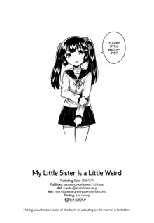 Imouto wa Chotto Atama ga Okashii + Omake | My Little Sister Is a Little Weird + Bonus Story, English