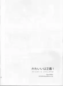 かわいいは正義！, 日本語