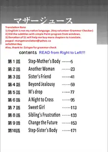 Mother Juice Ch. 1-5, English