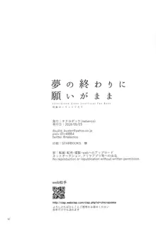 夢の終わりに願いがまま, 日本語