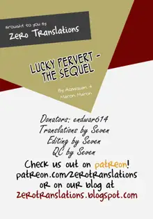 Lucky Dosukebe! Kouhen | Lucky Pervert, The Sequel, English