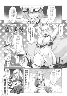 八雲藍と仲間たちvs牛乳浣腸, 日本語