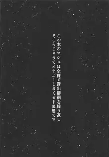 全裸露出徘徊オナニーにドハマリした変態後輩マシュ=キリエライト, 日本語