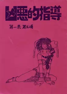 凶悪的指導 第一条 第五項, 日本語