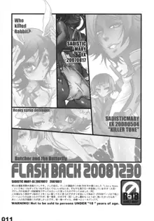 FLASH BACK 20081230, 日本語