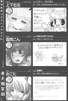 東方窮鼠録, 日本語