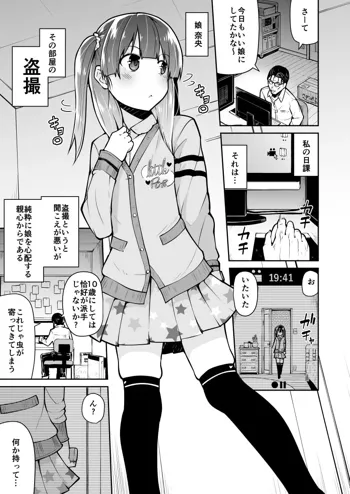 JS娘の部屋盗撮する漫画, 日本語