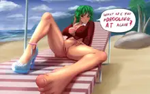 Lewd Race Queen at the Beach, 日本語