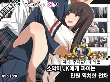 Koakuma JK ni Shiboritorareru Manin Gyaku Chikan Densha | 소악마 JK에게 짜이는 만원 역치한 전차, 한국어