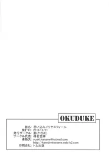 思い込みイリヤスフィール, 日本語