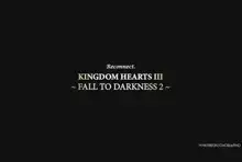 KINGDOM HEARTS III / AQUA - FALL TO DARKNESS, English