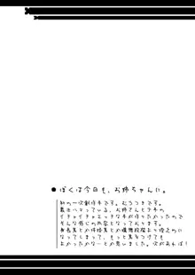 ぼくは今日も、お姉ちゃんに。, 日本語