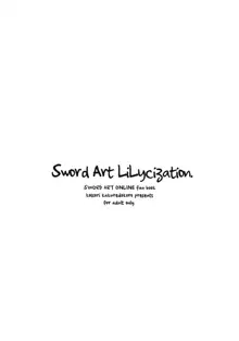 Sword Art Lilycization., English