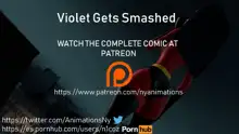 Violet Gets Smashed, English