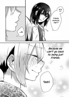 We can't go back to being friends | Tomodachi ni nante modorenai, English