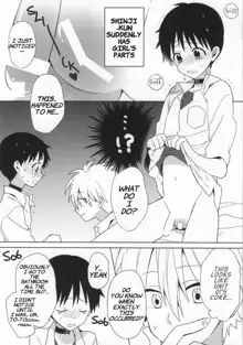 Shinji-kun ga Futanari ni Nacchau Hon, English