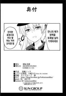 Kanmusu Chakunin Prinz Eugen & Bismarck Shussan Hensai Botai Teikyou | 칸무스착임 Prinz Eugen & Bismarck 출산상환모태제공, 한국어