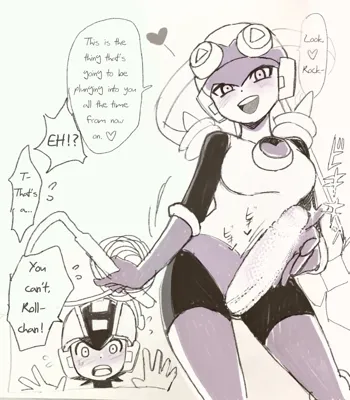 Exe Futanari Dark Roll chan x Rockman, English