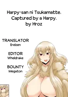 Harpy-san ni Tsukamatte. | Captured By A Harpy., English