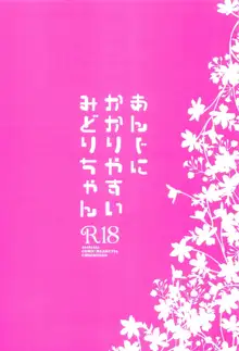 あんじにかかりやすいみどりちゃん, 日本語