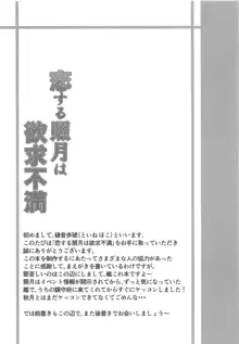 恋する照月は欲求不満, 日本語