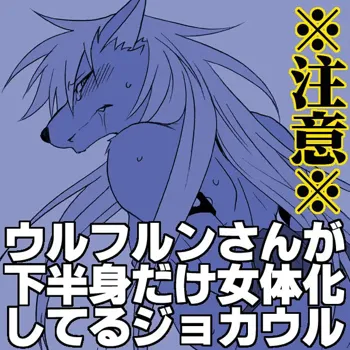 ウルフルンさんが下半身だけ女体化してるジョカウル, 日本語