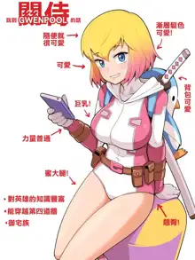 Gwenpool Ecchi na Sekai ni Ojama Shima~su, 中文