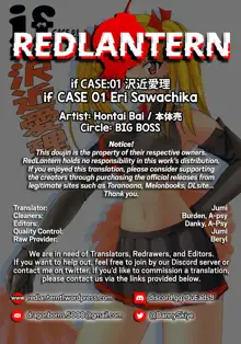 if CASE 01 Eri Sawachika, English